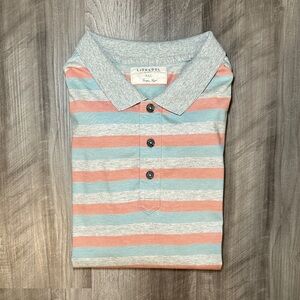 Linksoul Tempus Fugit Striped Golf Polo - 2XL